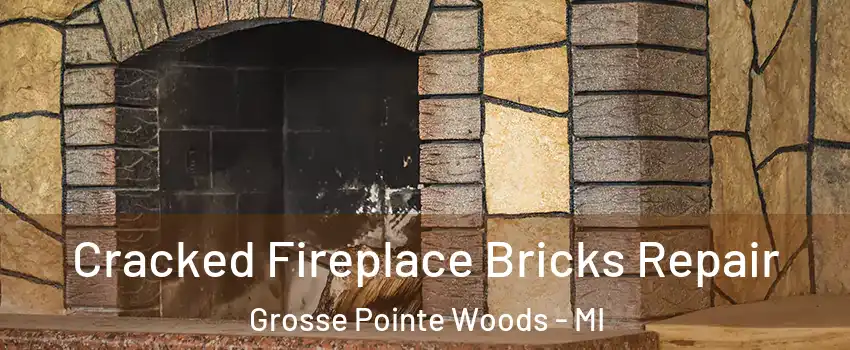 Cracked Fireplace Bricks Repair Grosse Pointe Woods - MI