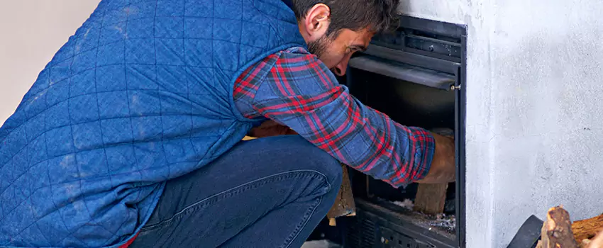 Gas Fireplace Inspection in Grosse Pointe Woods, Michigan