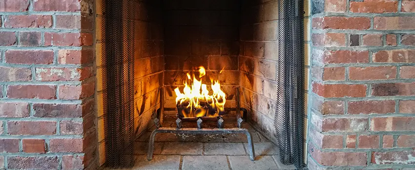 Repairing Damaged Fireplace Tiles in Grosse Pointe Woods, Michigan
