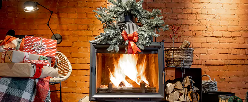 Travis Industries Linear Gas Fireplace Installation in Grosse Pointe Woods, Michigan