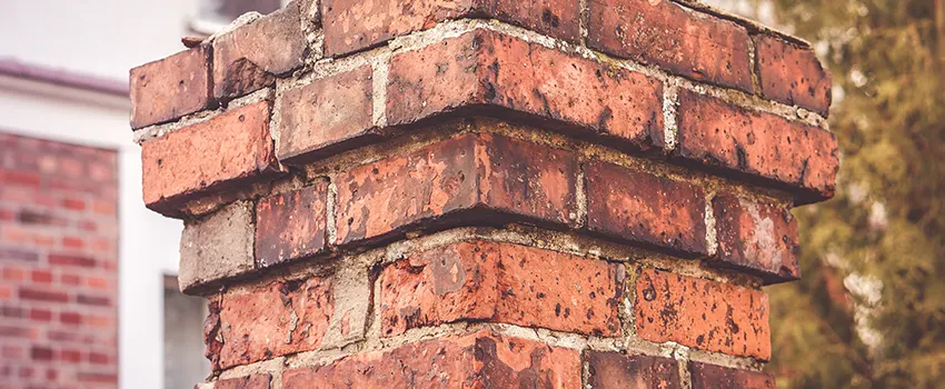 Cracked Chimney Bricks Repair Cost in Grosse Pointe Woods, Michigan