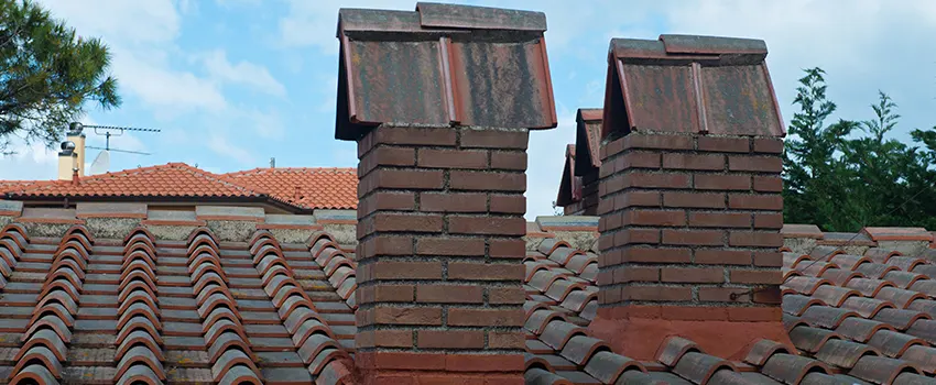 Chimney Maintenance for Cracked Tiles in Grosse Pointe Woods, Michigan