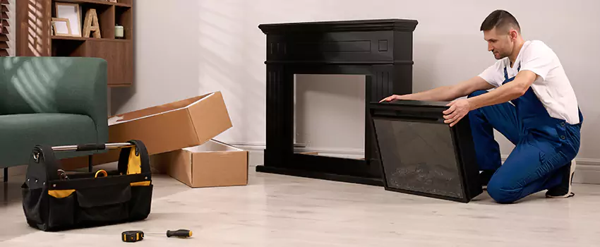 Old Rusted Metal Fireplace Repair And Replacement in Grosse Pointe Woods, MI