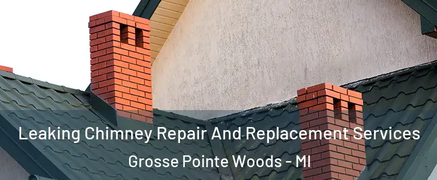 Leaking Chimney Repair And Replacement Services Grosse Pointe Woods - MI
