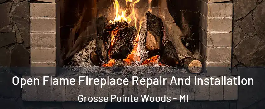  Open Flame Fireplace Repair And Installation Grosse Pointe Woods - MI