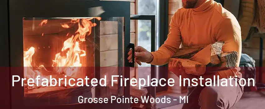 Prefabricated Fireplace Installation Grosse Pointe Woods - MI